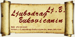 Ljubodrag Bukovičanin vizit kartica